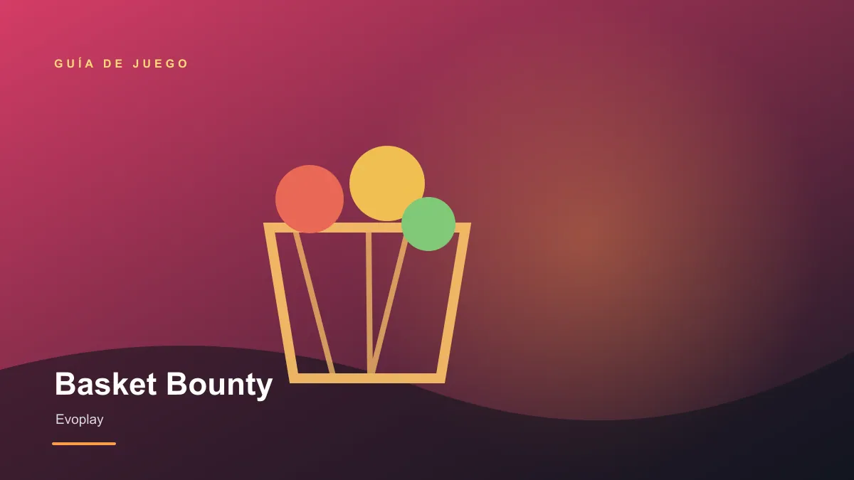 Basket Bounty vista principal con símbolos de cesta y fruta